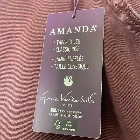 Gloria Vanderbilt Amanda Jeans Classic Rise - Picture 3 of 11